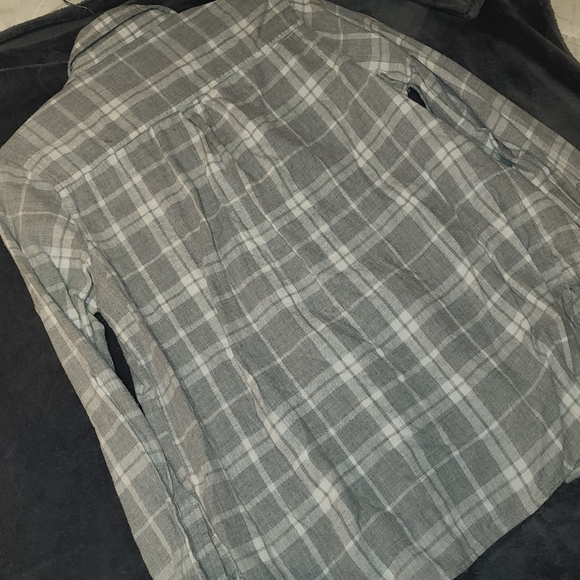 ** DONATED ** Grey Flannel/ Plaid - Picture 3 of 3